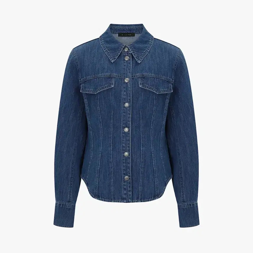 [BUNJANG] MICHAA Denim Shirt Jacket / 새상품)송혜교 미샤 MICHAA 데님 청 셔츠 자켓
