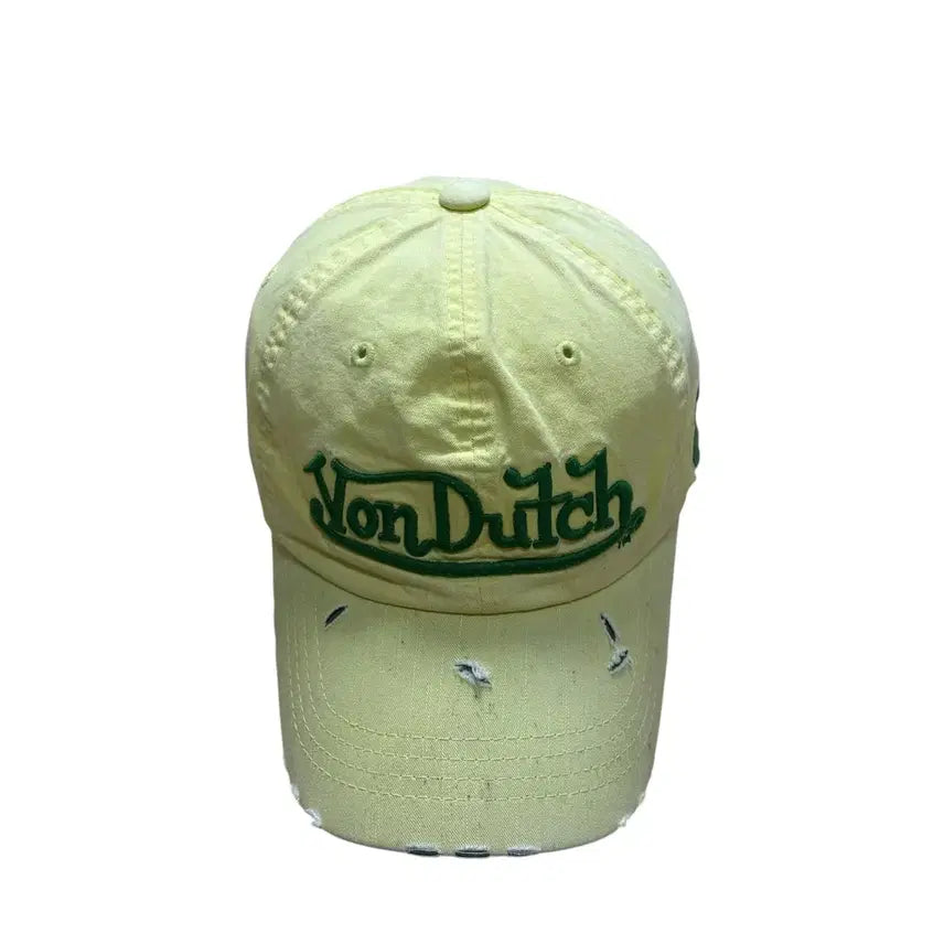 [BUNJANG] Bonderci Yellow Y2K Strap Ball Cap / 본더치 옐로우 y2k 스트랩볼캡