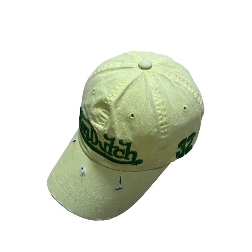 [BUNJANG] Bonderci Yellow Y2K Strap Ball Cap / 본더치 옐로우 y2k 스트랩볼캡