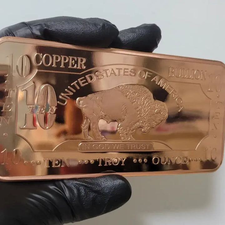 [BUNJANG] Copper Bar 10 Ounce Coin / [옛날돈지폐]  (할인)광택구리바, 10온스, 코인, 주화, 화폐
