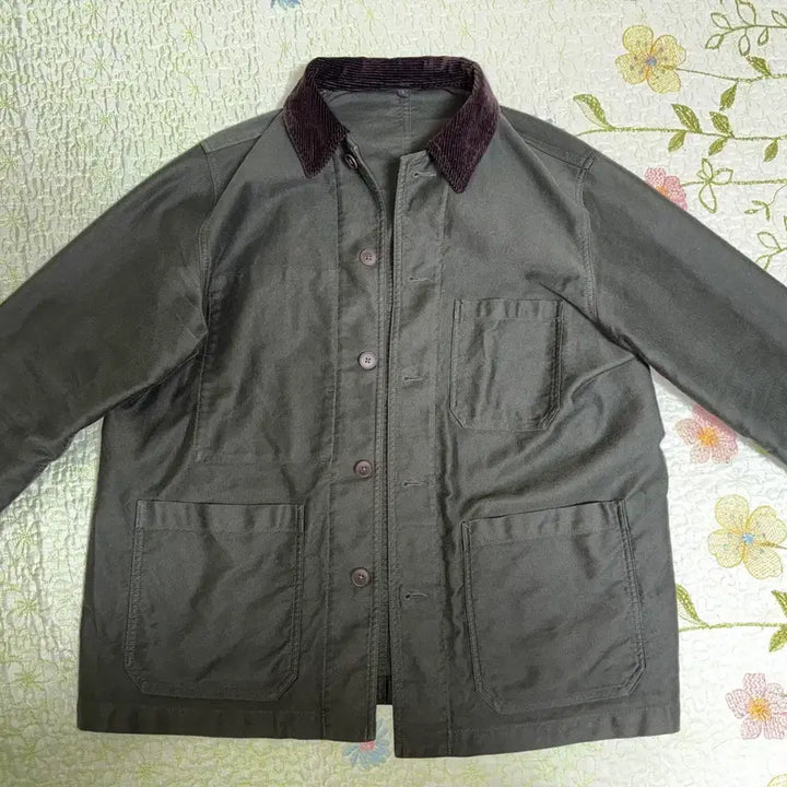 [SOLD OUT] 무인양품 코듀로이 칼라 커버올 자켓