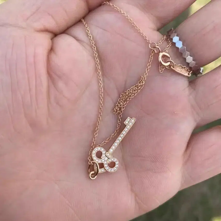 [SOLD OUT] 티파니 크라운 키 목걸이