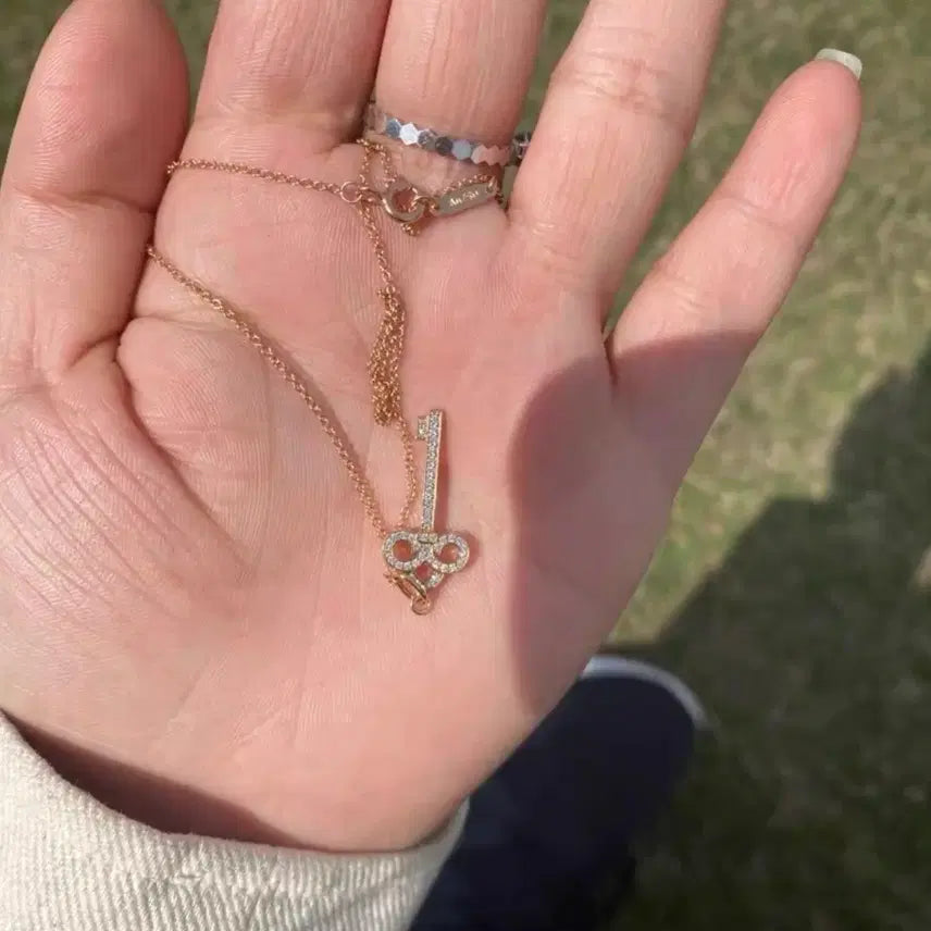[SOLD OUT] 티파니 크라운 키 목걸이