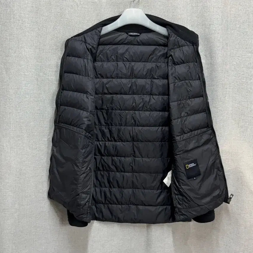 [BUNJANG] National Geographic Black Lightweight Down Jacket / [XL] 내셔널지오그래픽 블랙 경량 다운 자켓점퍼