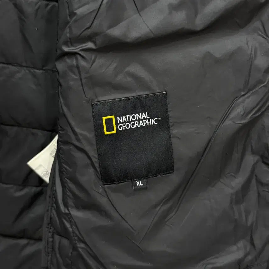[BUNJANG] National Geographic Black Lightweight Down Jacket / [XL] 내셔널지오그래픽 블랙 경량 다운 자켓점퍼