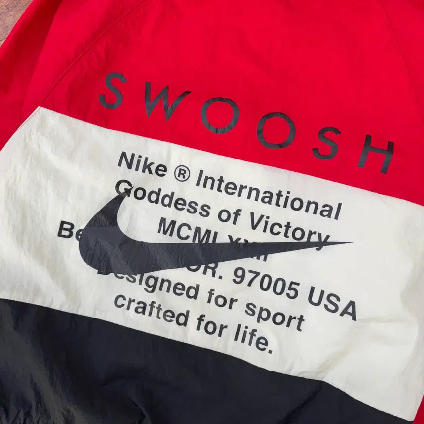 [BUNJANG] Nike Swoosh Big Logo Windbreaker Jacket / L 나이키 스우시 빅로고 바람막이 자켓
