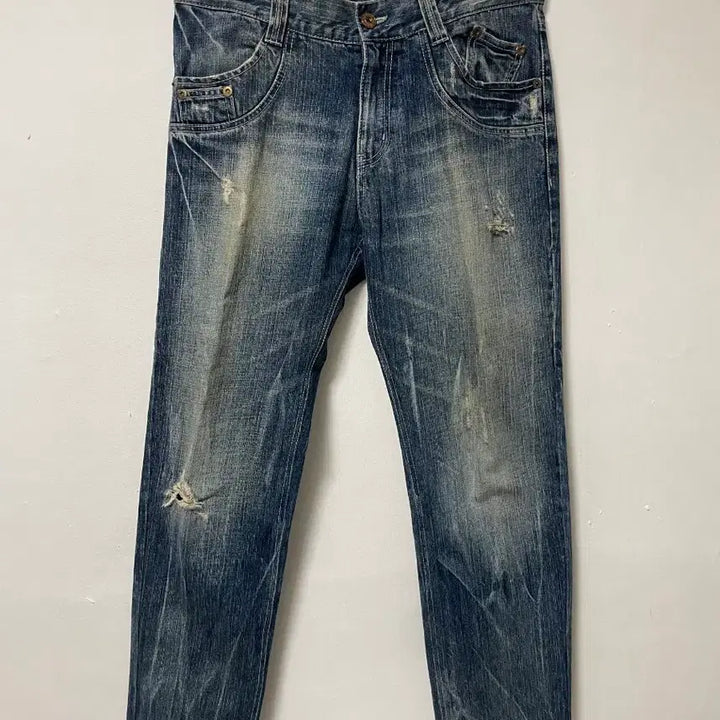 [BUNJANG] DOHC 34 Wash Denim Jeans / 34 DOHC 워싱 데님 청바지 정품