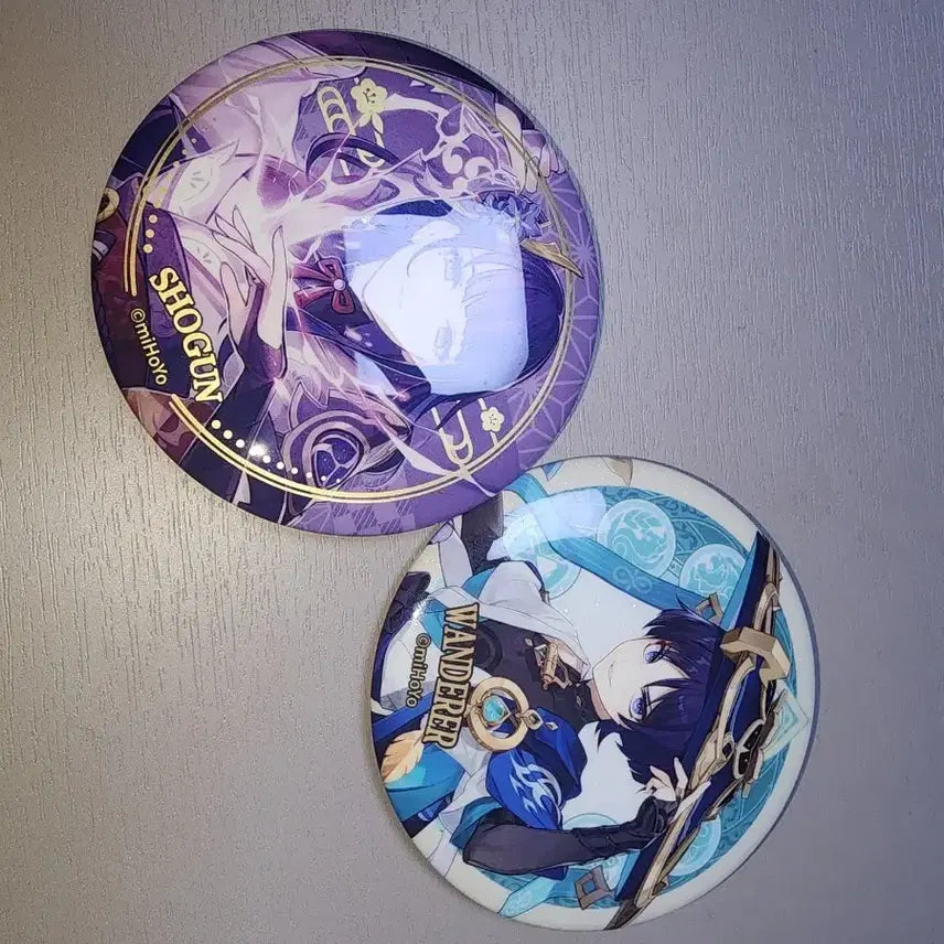 [BUNJANG] Genshin Impact Raiden/Wanderer Character Badge / 원신 라이덴/방랑자 캐릭터 캔뱃지