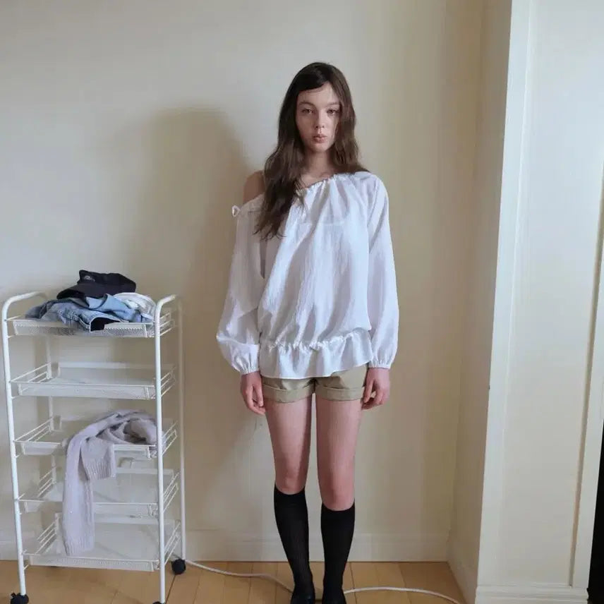 [BUNJANG] Lilykots Shure Blouse / 릴리코츠 슈어 블라우스 shure blouse