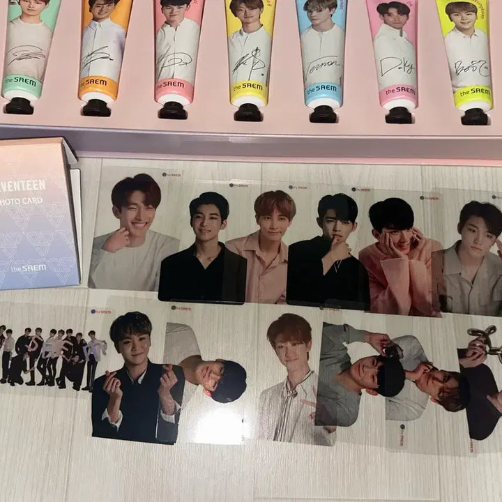 [BUNJANG] SEVENTEEN THE SAMEHEN Hand Cream Photocard Set / 세븐틴 더샘 핸드크림 포토카드 세트