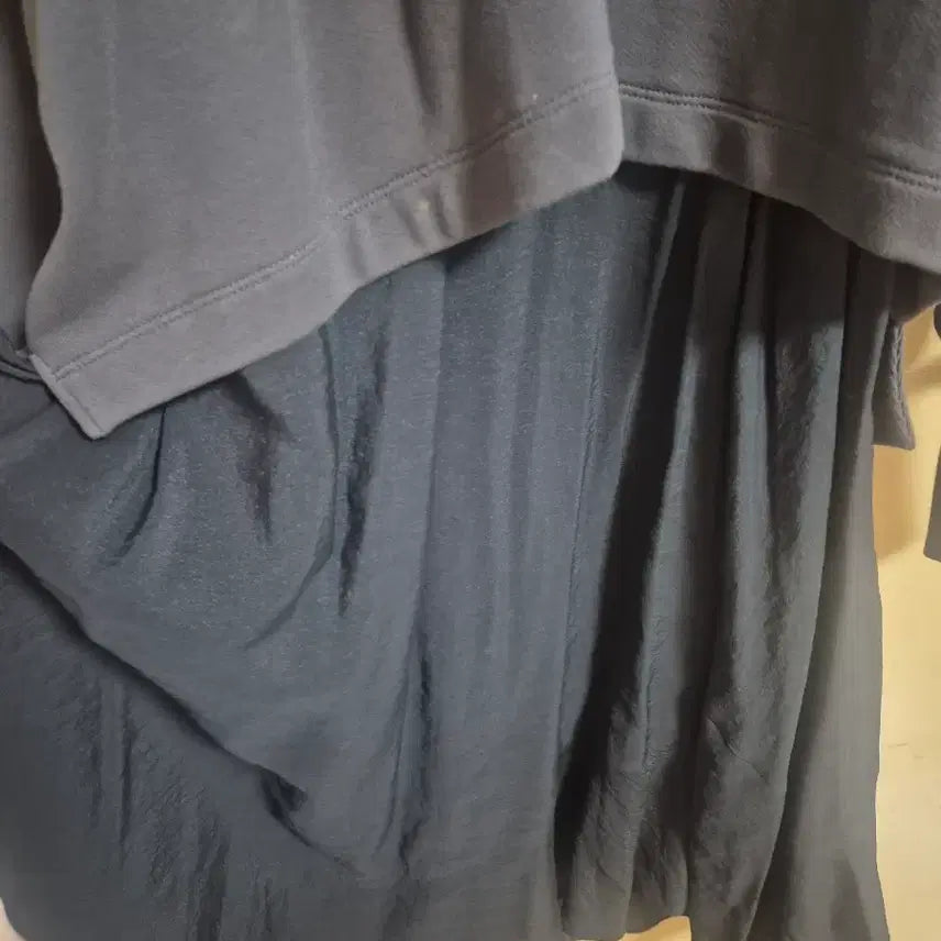 [SOLD OUT] 시스템 후드 레이어드 원피스