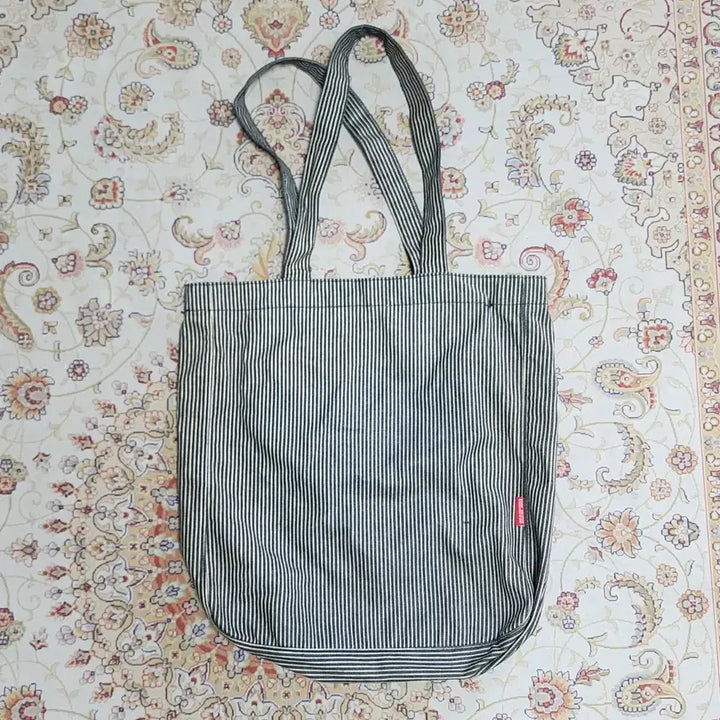 [BUNJANG] Kangol Stripe Eco Bag / 캉골 스트라이프 에코백 가방