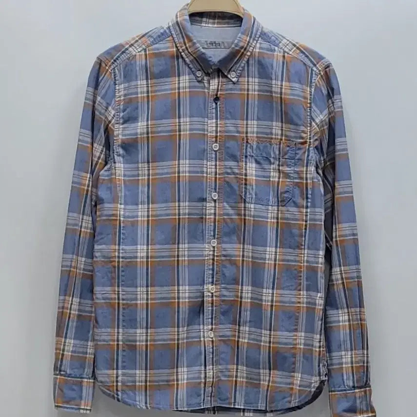 [BUNJANG] Series Cotton Check Shirt / Series 시리즈 코튼 체크 셔츠 / 남 95 BL