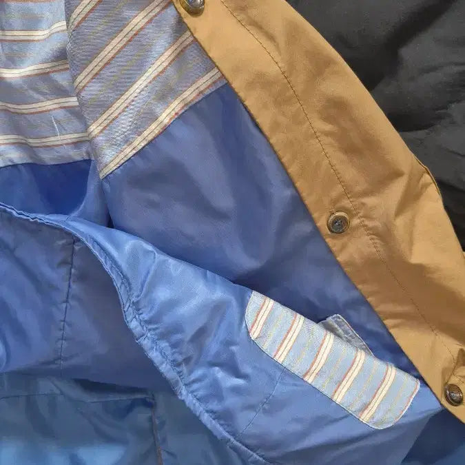 [BUNJANG] Time Hooded Windbreaker Jacket / 타임  후드( 지퍼 내장형) 바람막이  ( 충전재   내피  탈착) 자켓