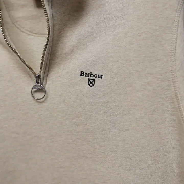 [BUNJANG] Barbour Half-Zip Sweatshirt / 바버 반집업 맨투맨 깔끔한 감성 하나