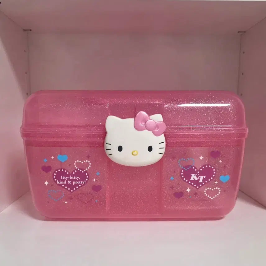 [BUNJANG] Vintage Hello Kitty 2-Tier Storage Organizer / [고전키티]2단 수납 정리함
