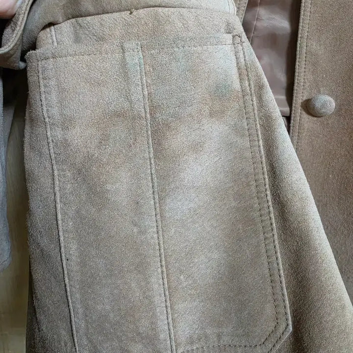 [BUNJANG] London Plat Real Suede Leather Jacket / 런던플랏 리얼스웨이드 가죽자켓