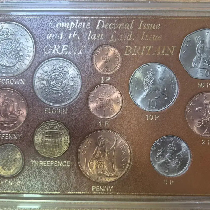[BUNJANG] United Kingdom Pre and Post Decimalization Coin Full Set / (미사용)영국 Decimal(십진법) 전환 전후 Full  주화세트