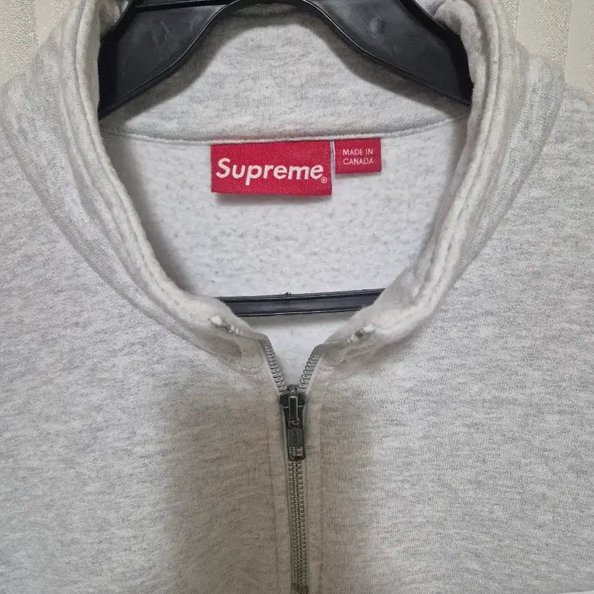 [BUNJANG] Supreme Half-Zip Long Sleeve T-shirt / 슈프림 반집업 티셔츠