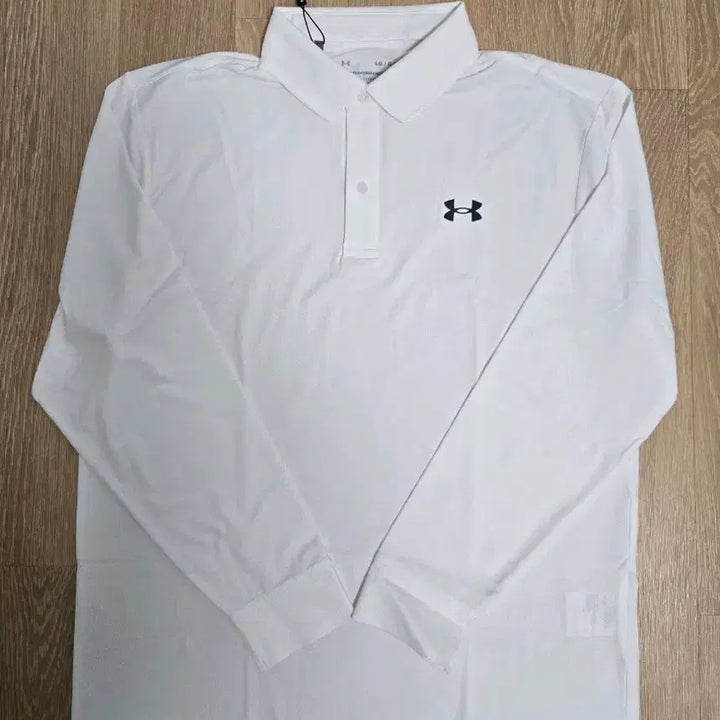 [SOLD OUT] 언더아머 긴팔 카라티 화이트 XL 새상품