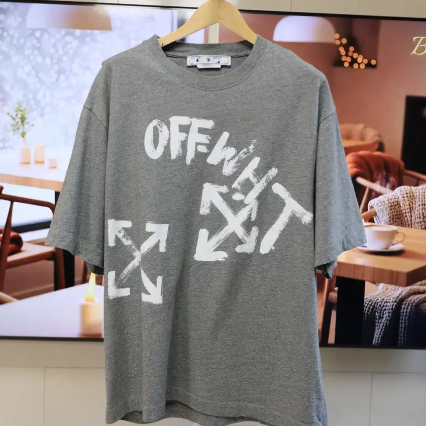 [BUNJANG] Off-White Oversized T-shirt / (정품) 오프화이트  오버핏 반팔, 덩치 있으신 분들 진짜 추천