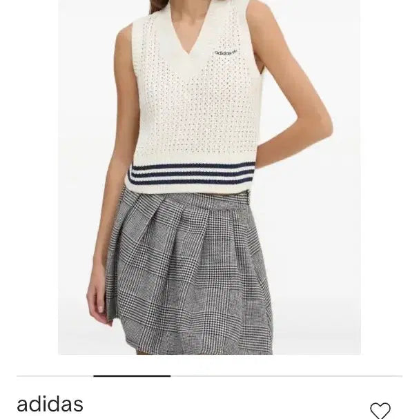 [BUNJANG] Adidas Knit Vest S New / 아디다스 니트 조끼 s 새상품