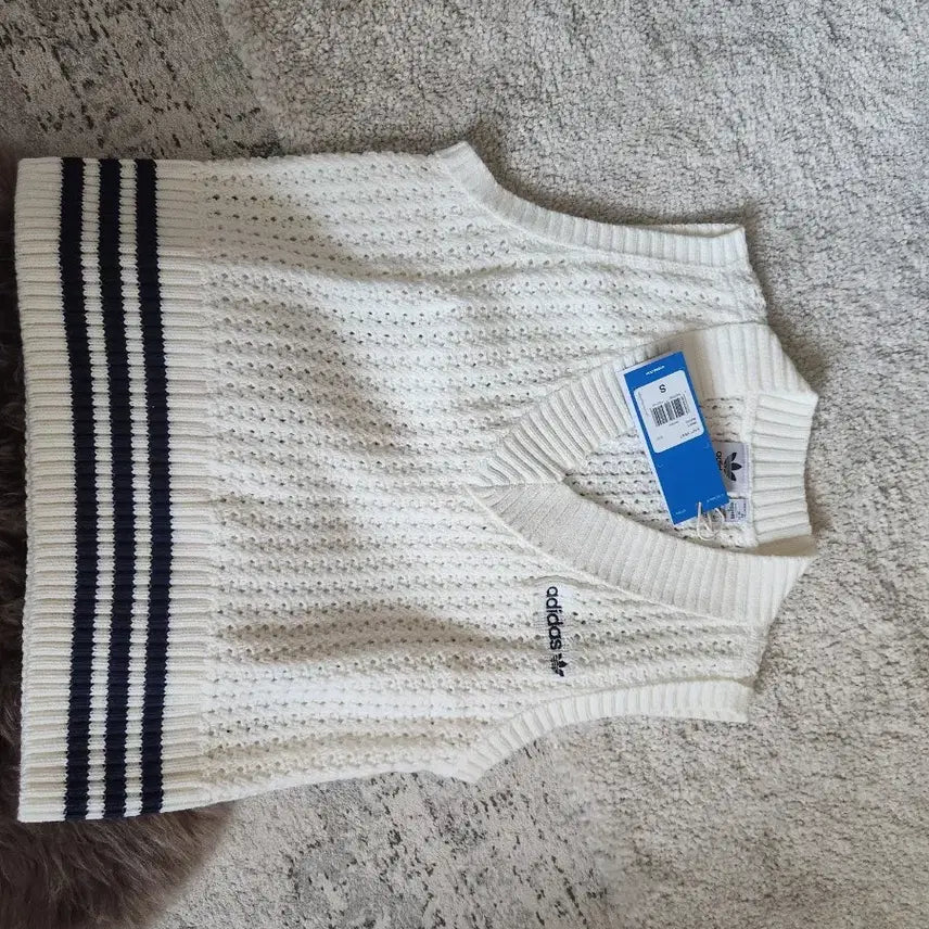 [BUNJANG] Adidas Knit Vest S New / 아디다스 니트 조끼 s 새상품
