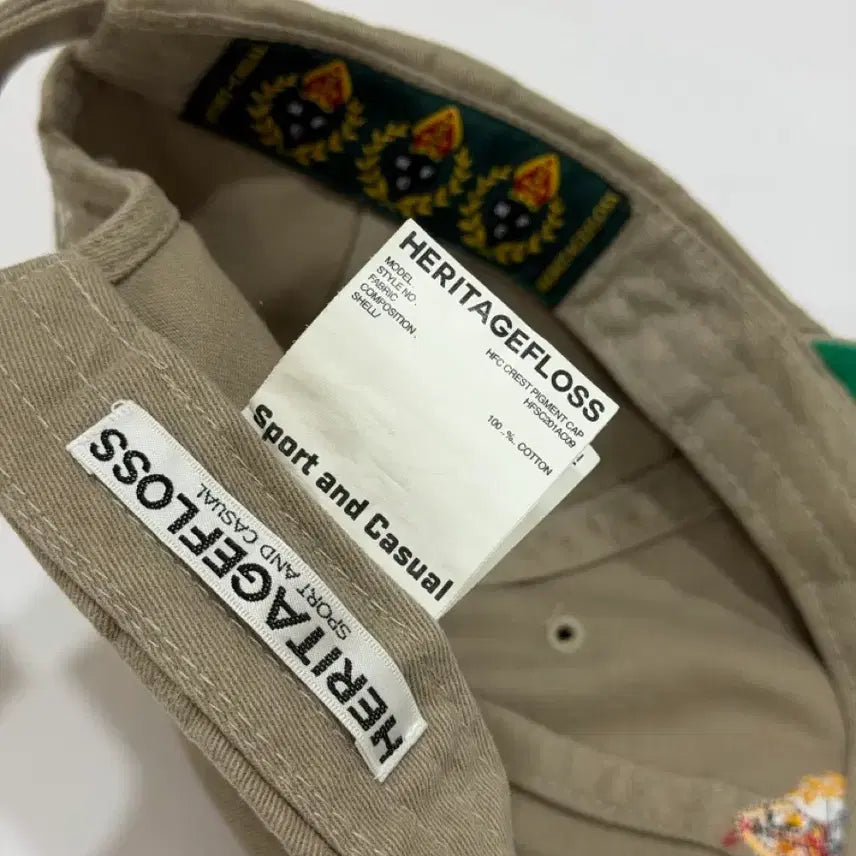 [BUNJANG] Heritage Floss HFC Crest Pigment Cap / 헤리티지 플로스 볼캡 모자 (HFC CREST PIGMENT CAP)