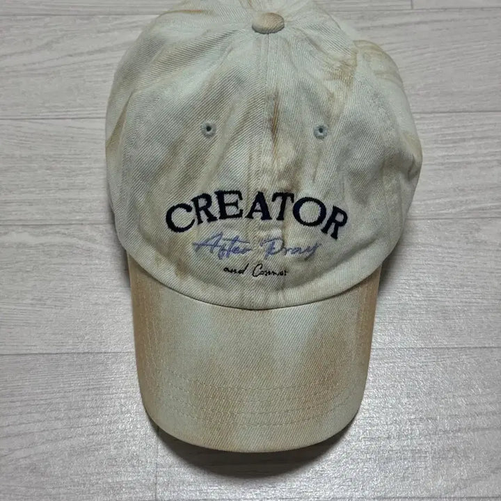 [BUNJANG] Afterpray Presence Creator Washed Sky Ball Cap / 애프터프레이 프레센스 크리에이터 볼캡 워시드스카이