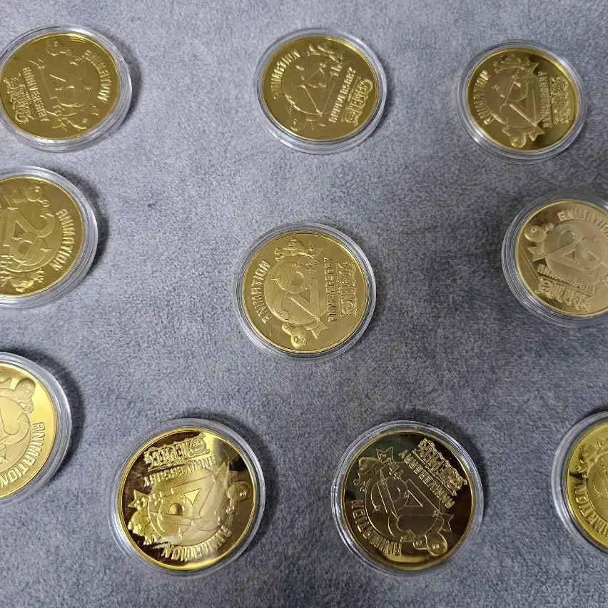 [BUNJANG] One Piece Character Coin Set (10 Pieces) / 원피스 캐릭터굿즈 세트 일괄