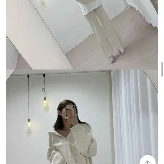 [BUNJANG] Knit Training Set (New) / 니트 트레이닝 셋업 (새제품)