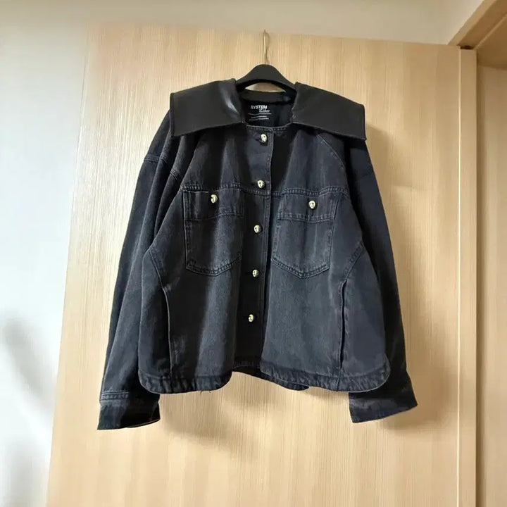 [BUNJANG] System Black Denim Jacket / 시스템 블랙 데님자켓