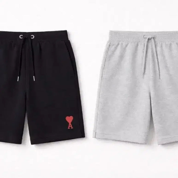 [BUNJANG] Ami Shorts Black/Gray Unsealed / 아미 반바지QR인증 블랙/그레이 미개봉 새상품