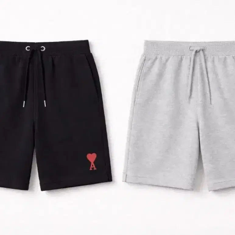 [BUNJANG] Ami Shorts Black/Gray Unsealed / 아미 반바지QR인증 블랙/그레이 미개봉 새상품