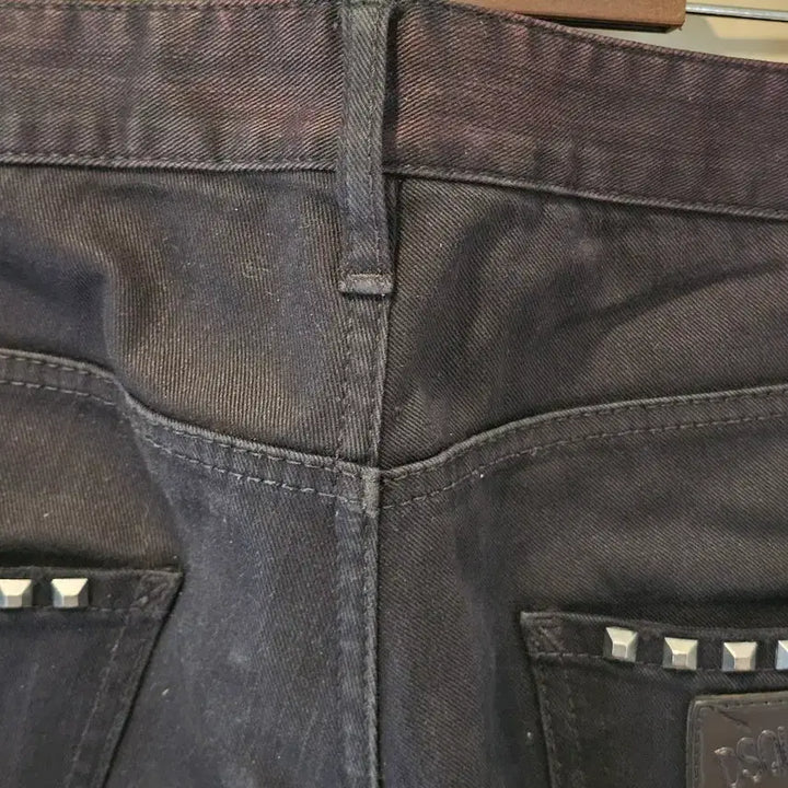 [BUNJANG] Dsquared2 Studded Black Jeans (Size 48) / 디스퀘어드 스터드 블랙진 48사이즈 디퀘 데님