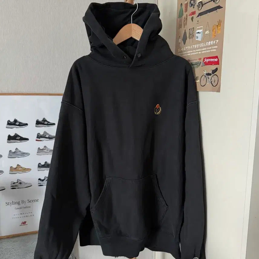 [BUNJANG] Heritagefloss Hoodie Black / 헤리티지플로스 hoodie