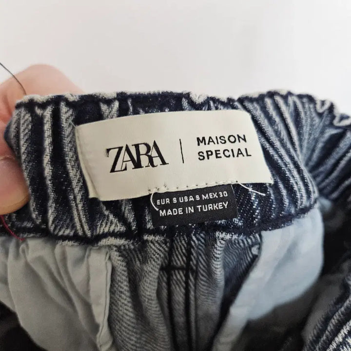 [BUNJANG] Zara Maison Special Denim Cargo Pants - S / 자라 메종스페셜 데님 카고 팬츠 S