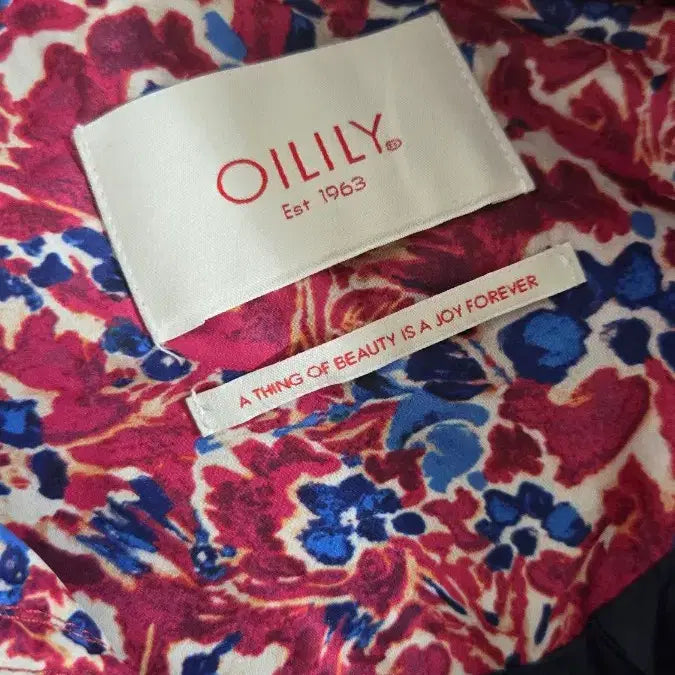 [BUNJANG] OILILY Floral Long Coat / OILILY 플라워 롱 코트