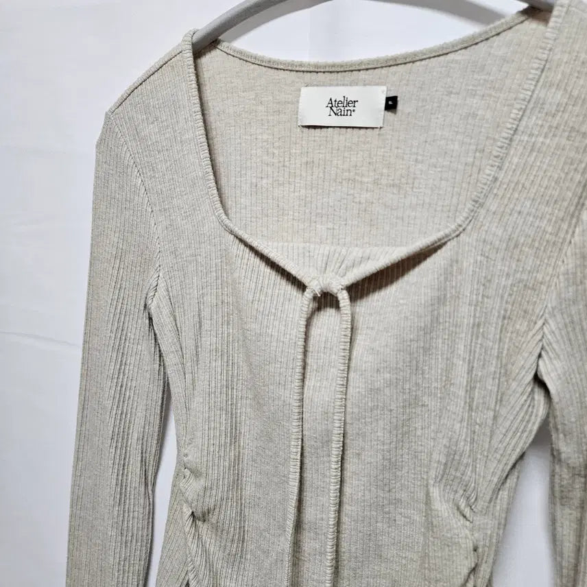 [BUNJANG] Atelier Nine Shirring Knit Top / 아틀리에나인 셔링 니트 F