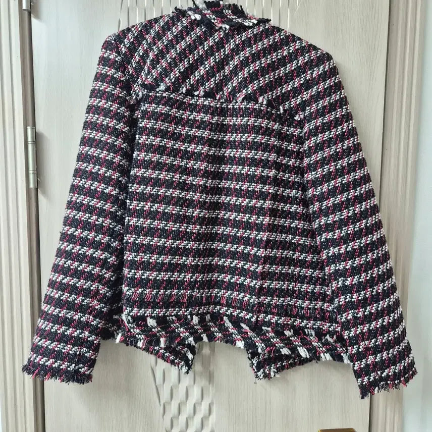 [BUNJANG] Tweed Check Jacket Size 55 / 트위드 체크 자켓 55