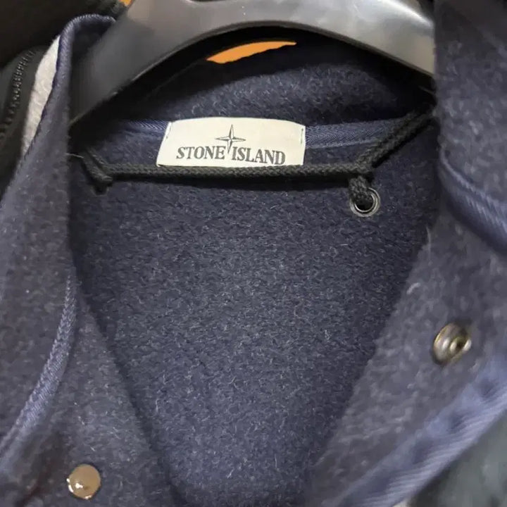 [BUNJANG] Stone Island David Leather Jacket / 스톤아일랜드 양털 가죽 무스탕 후드 다비드 레더 자켓 david