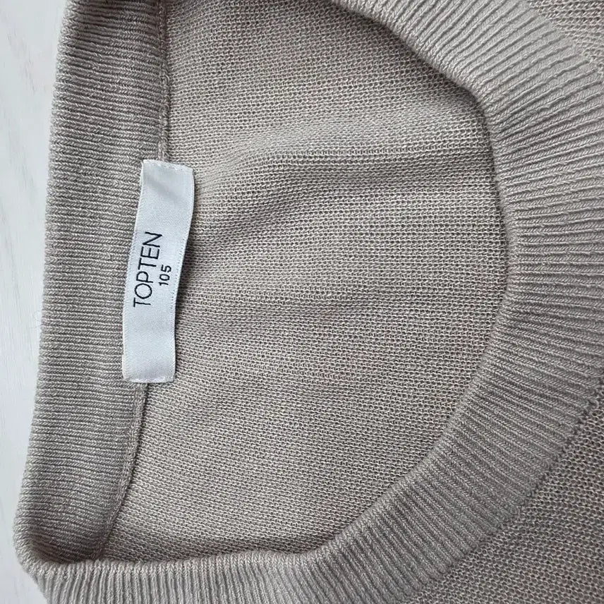 [BUNJANG] TOPTEN Beige Knit Sweater Size 105 / 탑텐 니트 105 베이지