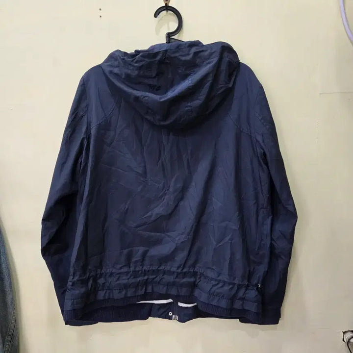 [BUNJANG] Lacoste Hooded Windbreaker Navy Jacket / [ 100 ] 라코스테 후드 바람막이 네이비