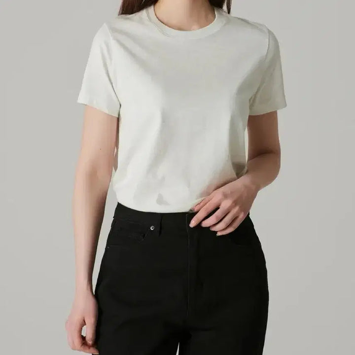 [SOLD OUT] [쿨탠다드] 우먼즈 베이식 크루 넥 티셔츠 [오트밀]