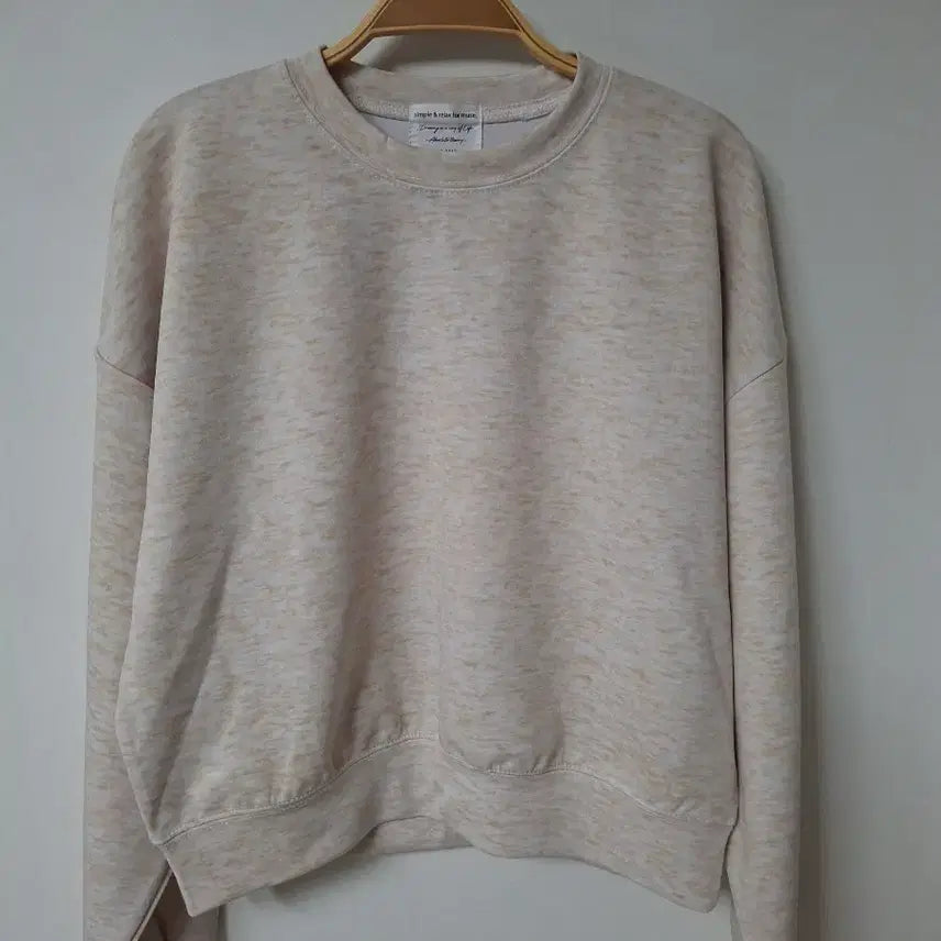[SOLD OUT] 아이보리 맨투맨55~66반