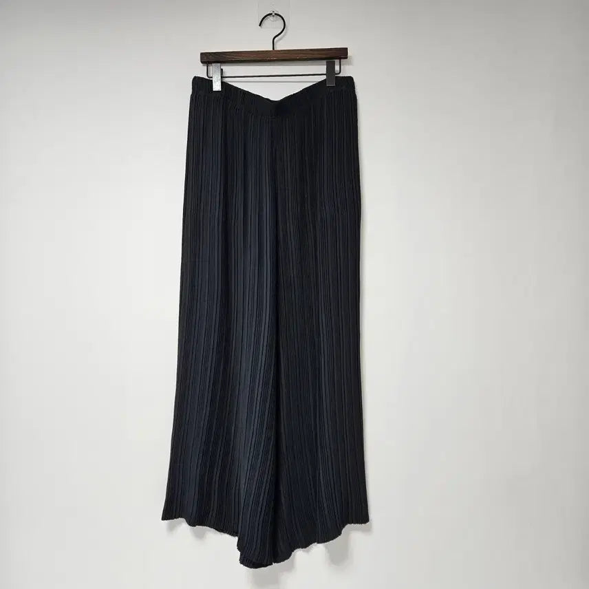 [SOLD OUT] 플리츠미 pleatsme 검정색 플리츠 와이드 팬츠