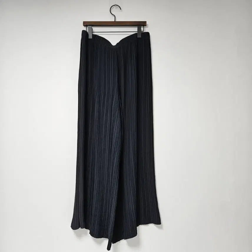 [SOLD OUT] 플리츠미 pleatsme 검정색 플리츠 와이드 팬츠
