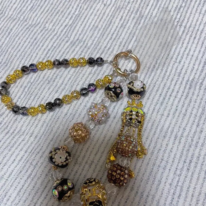 [BUNJANG] Handmade Beaded Phone Strap / 핸드메이드 비즈 키링/폰 스트랩
