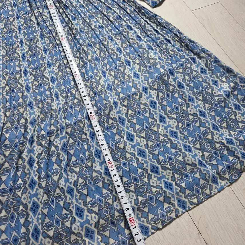 [SOLD OUT] 샤틴 정가318000 패턴 플리츠 롱 원피스