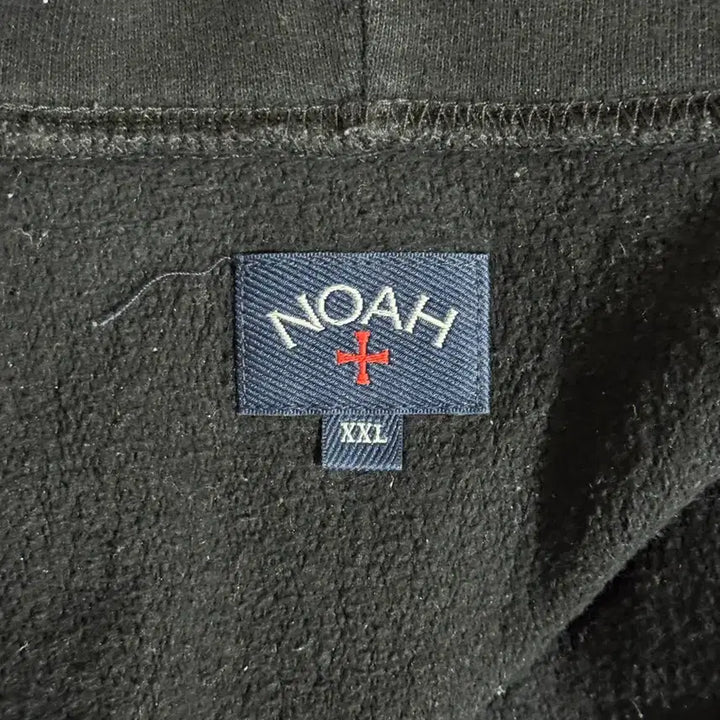 [BUNJANG] Noah Logo Hoodie Black XXL / 노아 후드집업 블랙 XXL